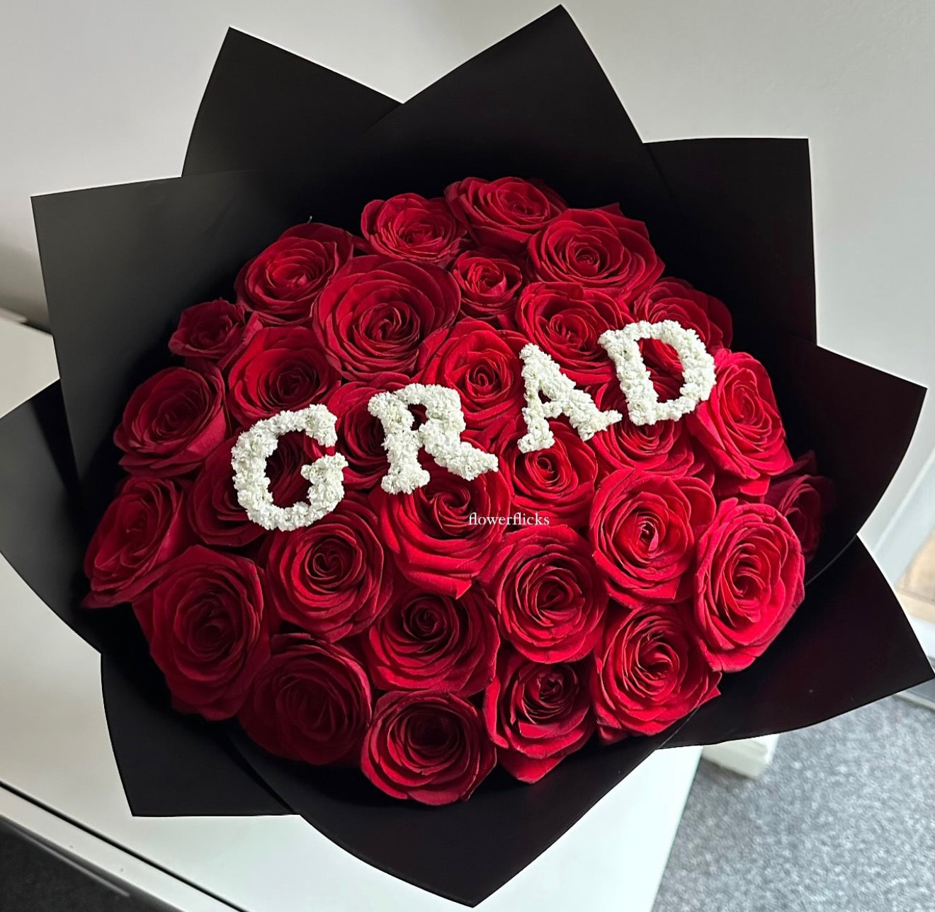 Grad Lettered Bouquet